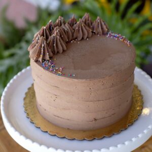 Yellow Cake with Chocolate Buttercream