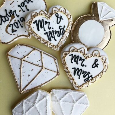 Diamond Bridal Cookie Set