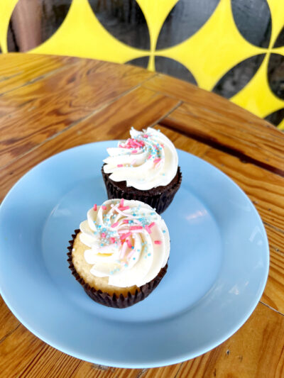 Gluten Free Gender Reveal Cupcakes