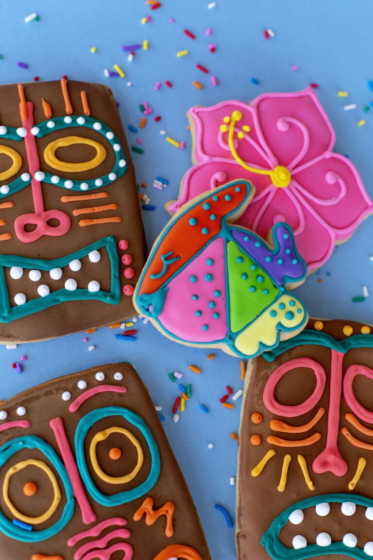 Tropical Tiki Cookie Set | 2tarts Bakery