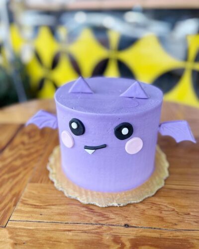 Purple Bat Cake