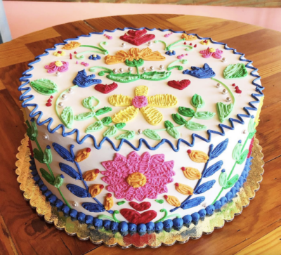 Embroidery Fiesta Cake