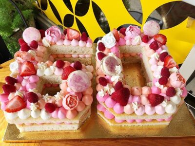 Open Layer Number Cake