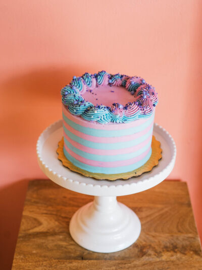 Stripes and Sprinkles Cake