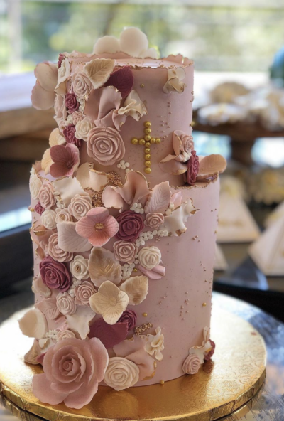 Christening Cross Cake - Image 2
