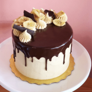 Peanut Butter Banana Cake